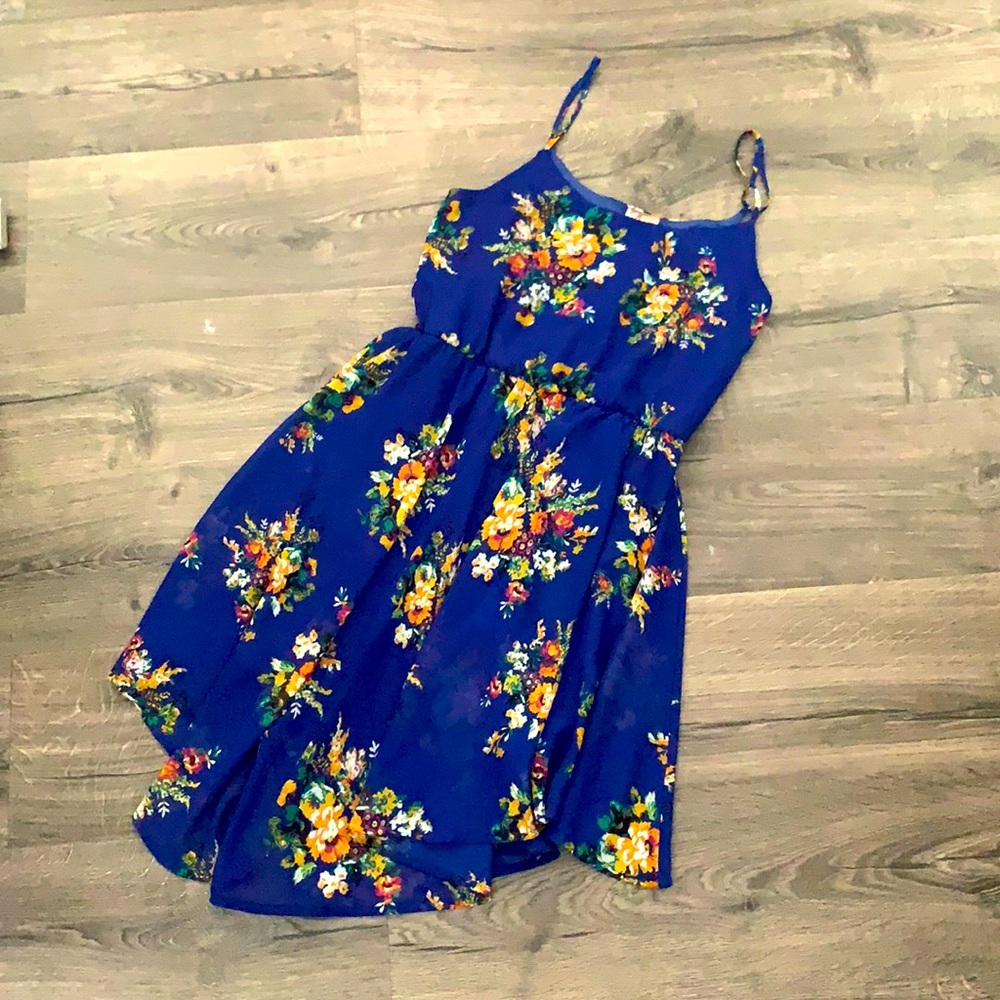 Spaghetti Strap Asymmetrical Dress